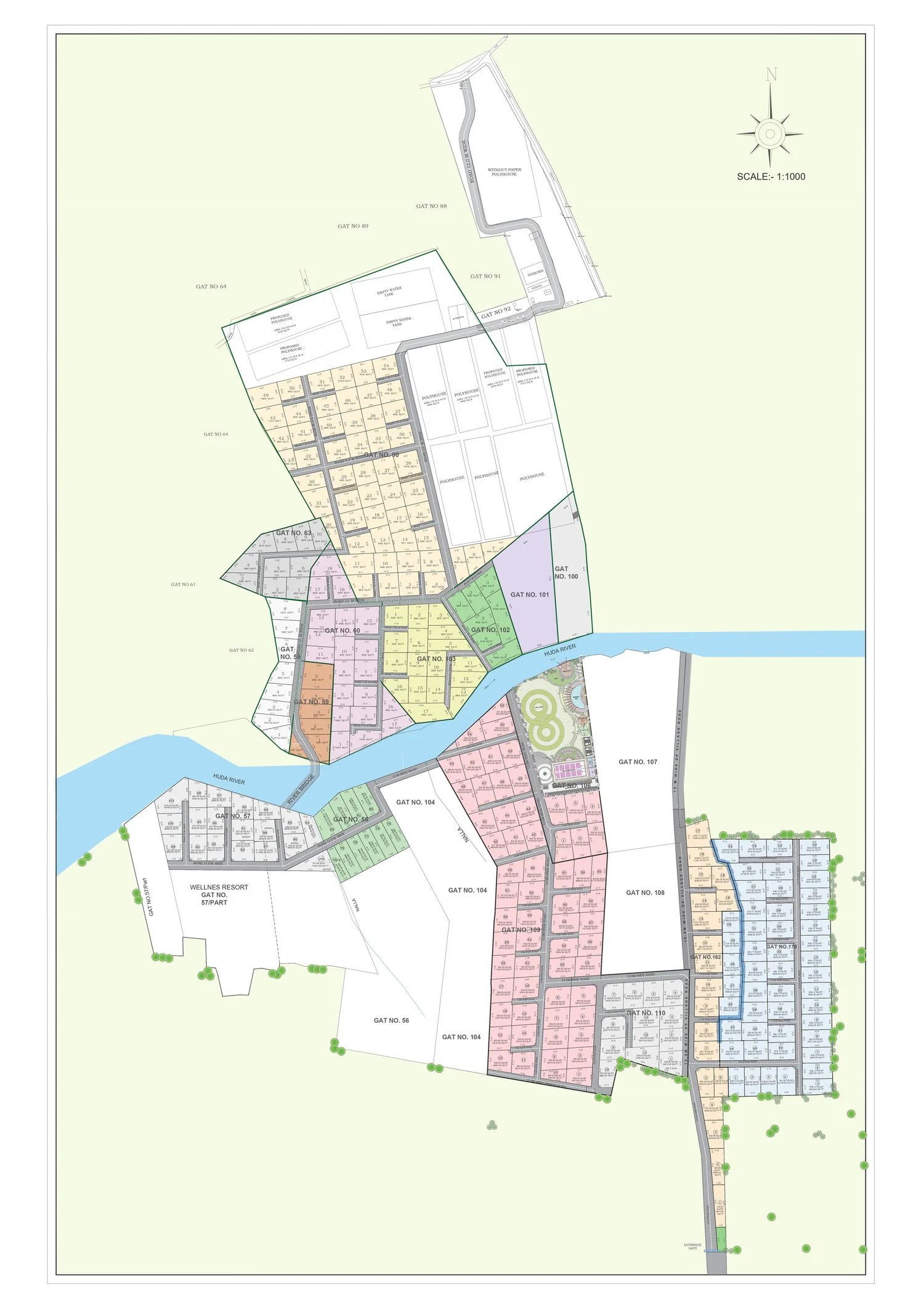 Lonavalley master plan and plot layout